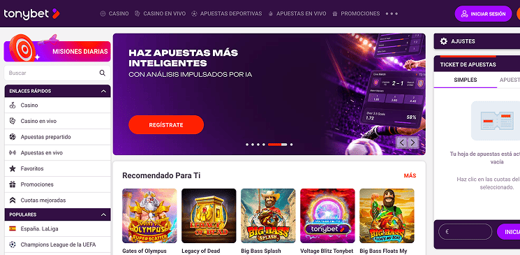 tonybet casino
